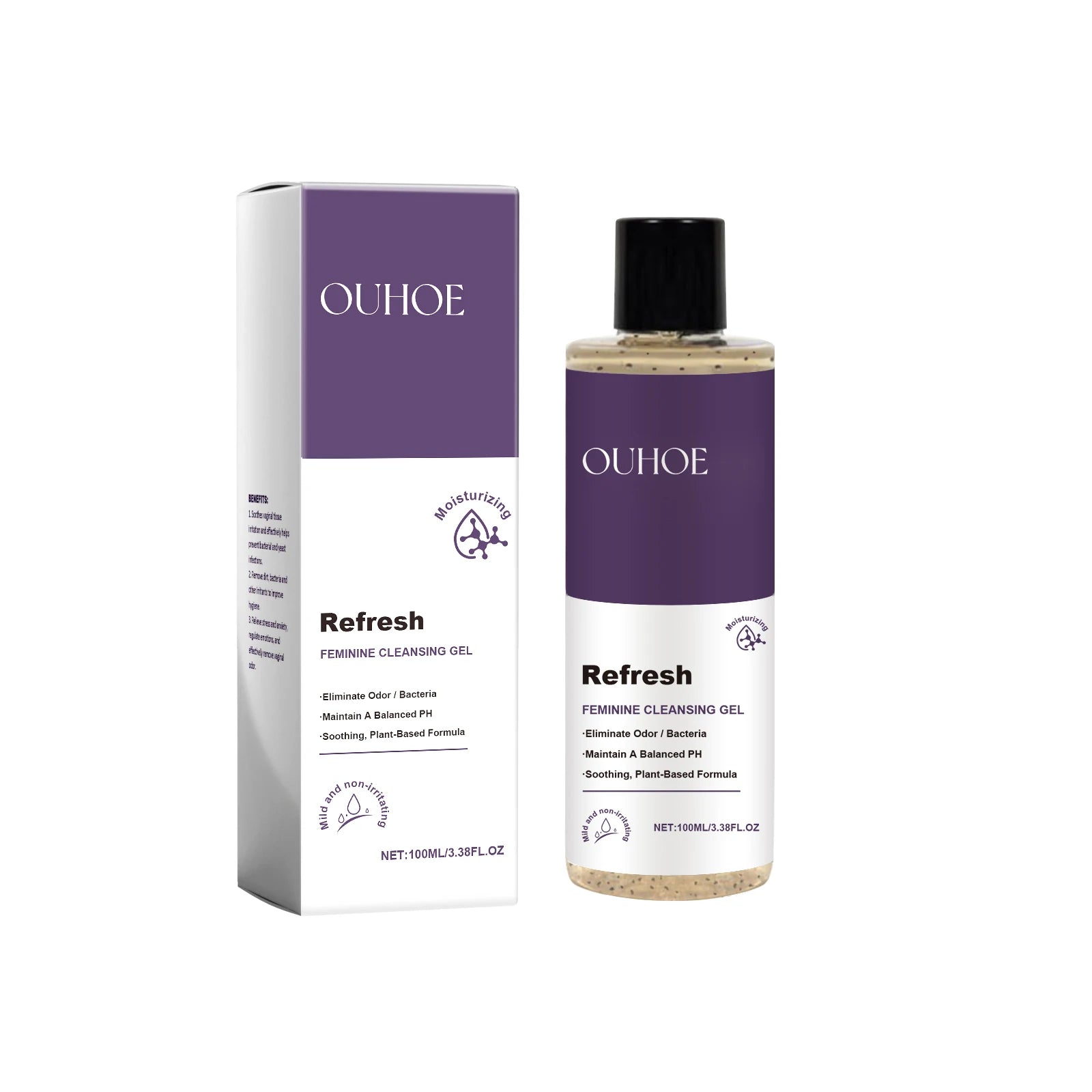 Feminine Wash Gel PH Balanced Long Lasting Moisturizing for Private Part Refreshing Cleansing Prevent Dryness Woman Healthy Care Halalzen