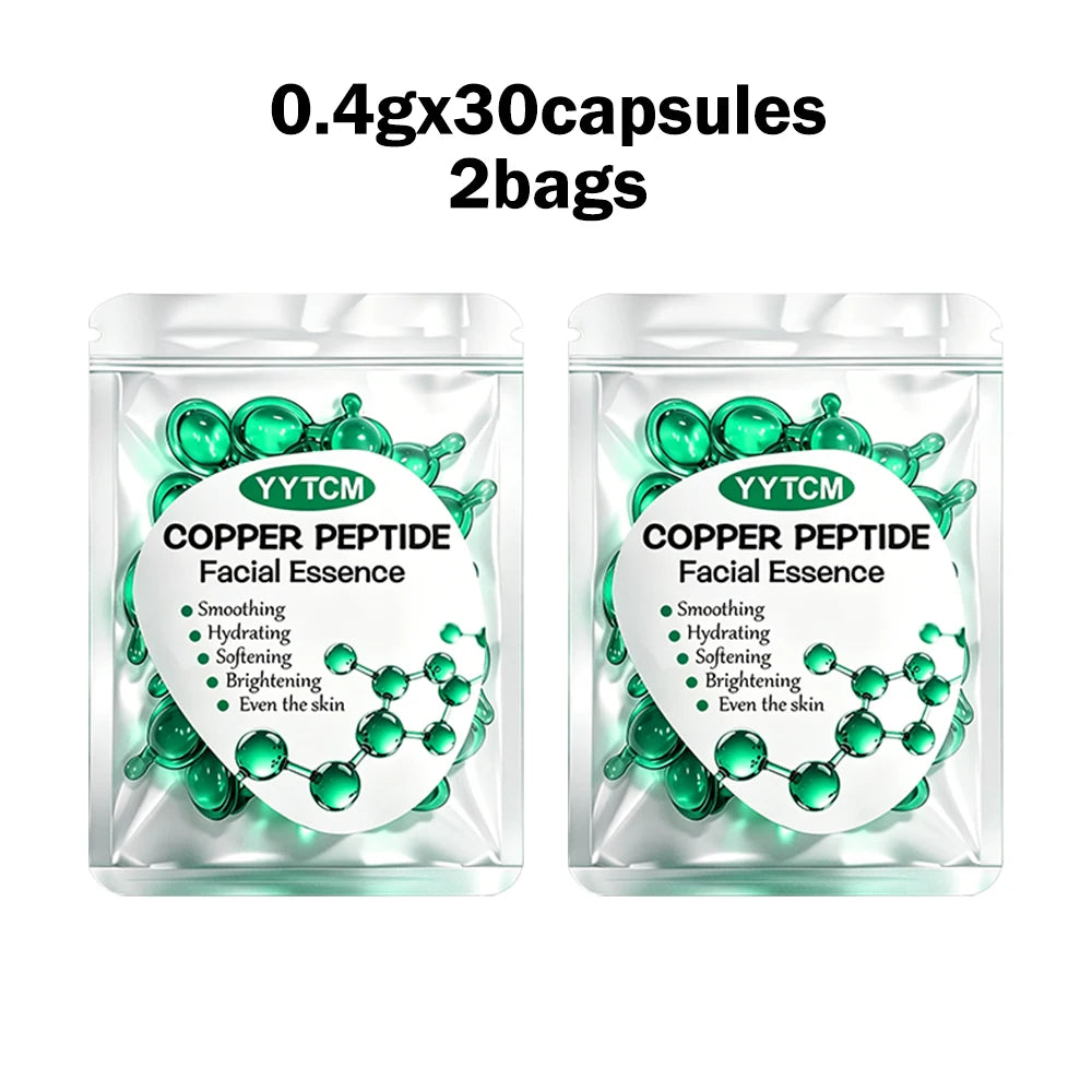 Copper Peptide Facial Serum Moisturizing Hydrating Firming Anti-Aging Skin Care Essence