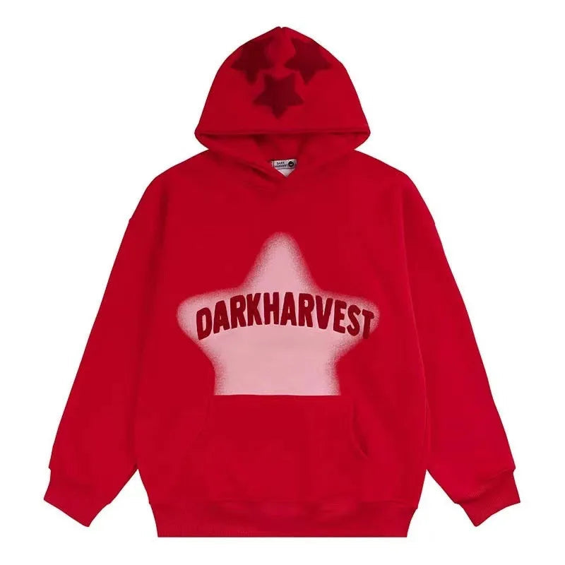 Spring Hip-hop Street Graffiti Hoodie for Men clothes for Women Retro Casual Sports Couple Hoodies HALALZEN