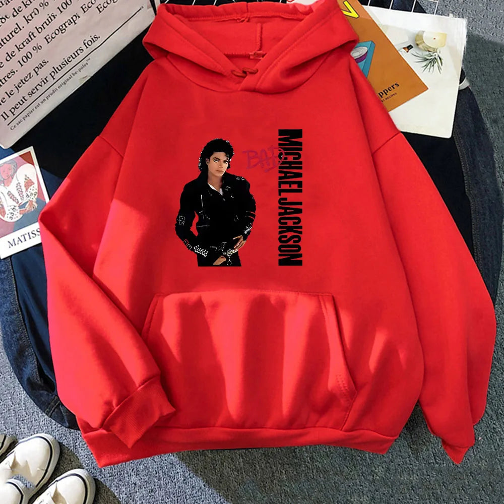 Michael Jackson Graphic Hoodies Long-sleeved Fashion Sweatshirts for Boys/girls Unisex Graphic Printing Moletom New Pullovers