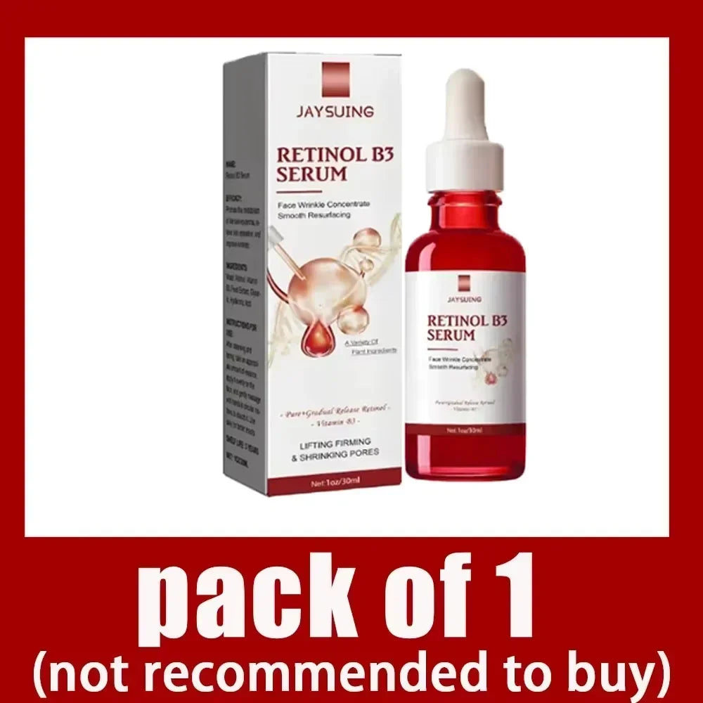 Anti Wrinkke Retinol B3 Face Essence Moisturizing Fade Fine Line Lifting Firming Repair Smooth Nourish Tighten Brighten Serum