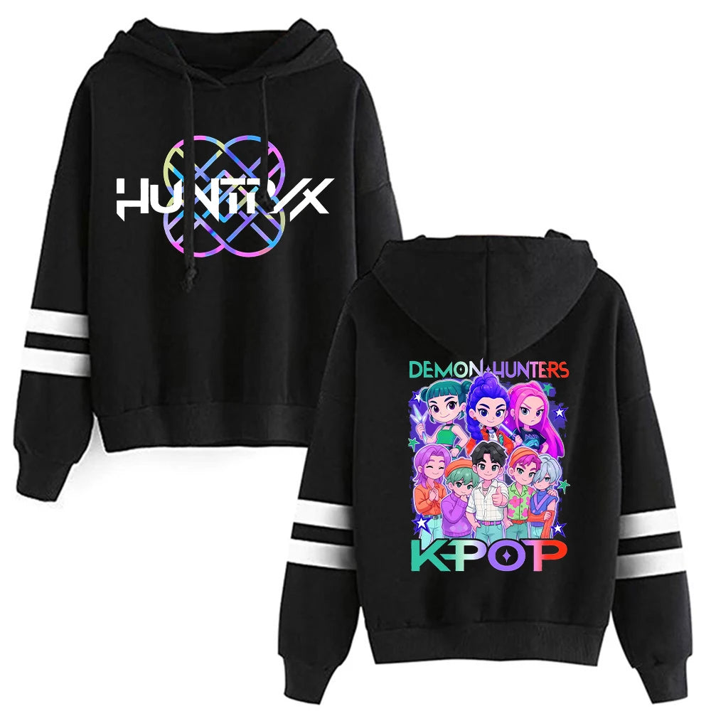 Derpy Anime Hoodie Derpy Tiger Zoey Sweatshirt KPop Hoodied Demon Hunters Tee DKPDH Tiger Pullover Women Long Sleeves Hoodies