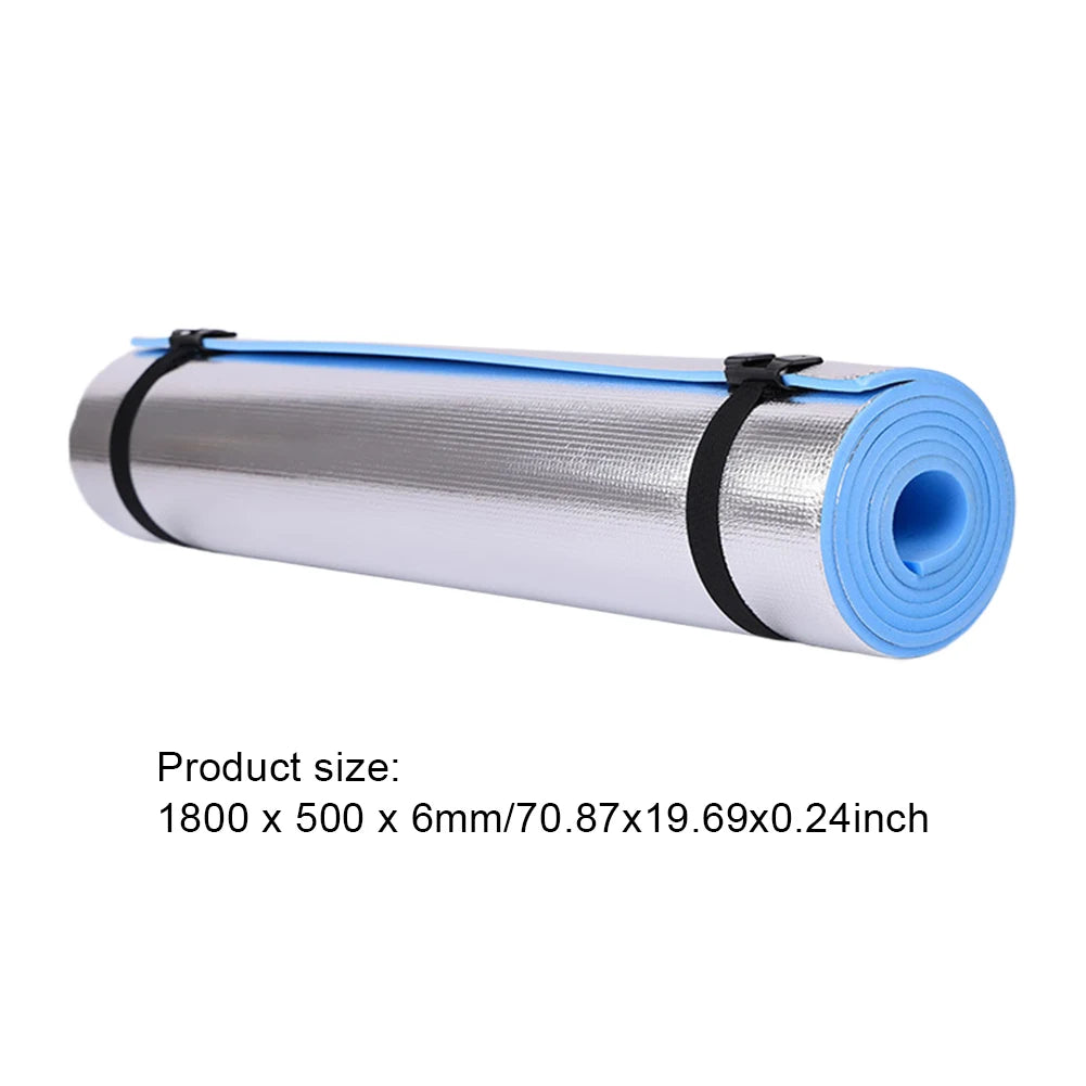 Waterproof Yoga Mat Moisture-proof Yoga Mat Thickened Aluminum Membrane Exercise Mat Multifunction for Camping Picnic