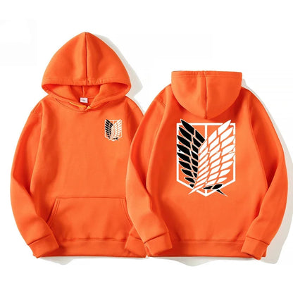 New Attack on Titan Men's Hoodie Anime Hoodies Men Women Streetwear Pullover Harajuku Hoodies Sweatshirt Clothes Male Sportswear