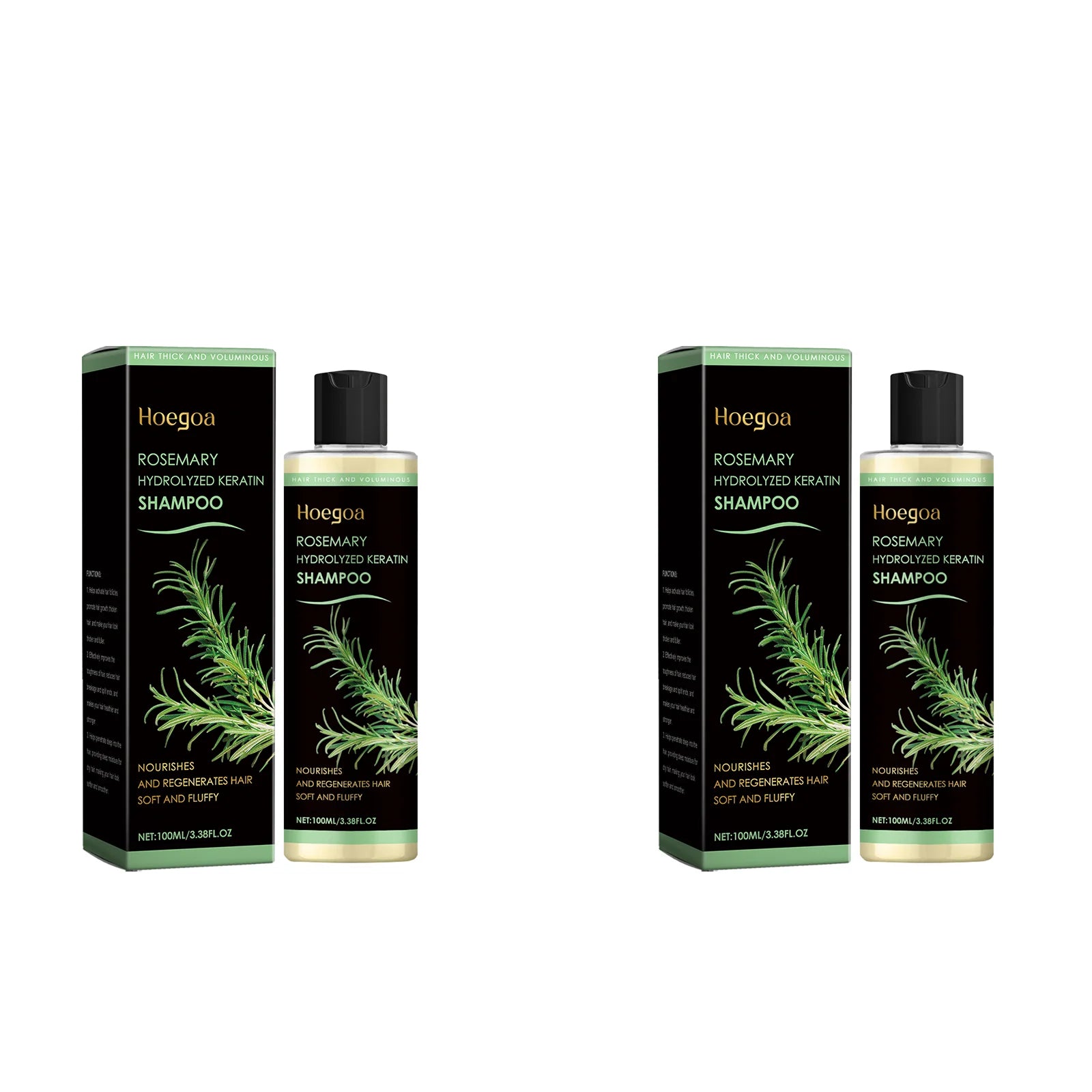 Rosemary Shampoo Soothing Scalp Anti Dandruff Refreshing Fluffy Repair Split Ends Plant Oil Control Nourishment Hair Shampoo