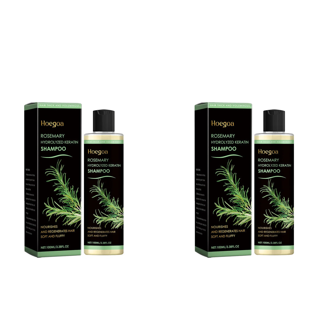 Rosemary Shampoo Soothing Scalp Anti Dandruff Refreshing Fluffy Repair Split Ends Plant Oil Control Nourishment Hair Shampoo