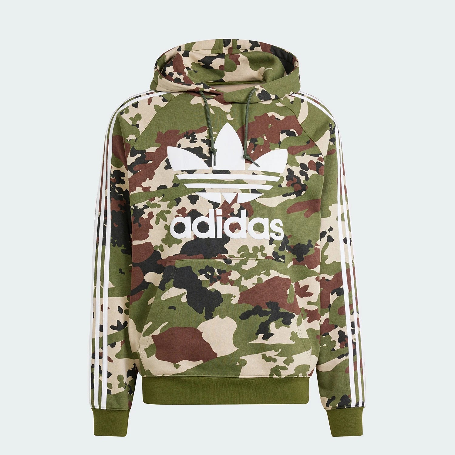 Adidas genuine Trefoil CAMO HOODIE Men's Sports Hooded Hoodie IS0209