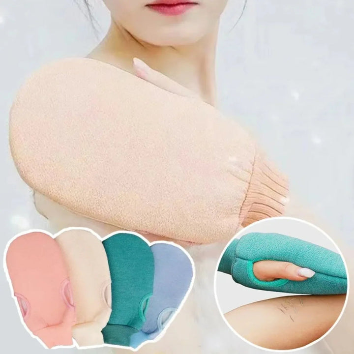 4pcs Bath for Peeling SPA Exfoliating Shower Brush Body Cleaning Scrub Mitt Rub Dead Skin Gloves Shower Towel Foam Body Massage Halalzen