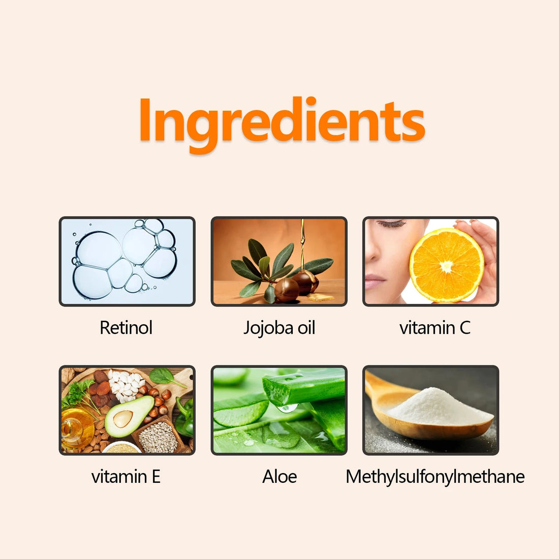 Vitamin C Facial Serum Reduces Fine Lines and Brightens Skin Naturally Without Added Retinol, Jojoba Oil Facial Care Products Halalzen