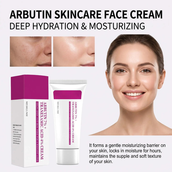 Arbutin Tranexamic Acid Skincare Cream For Dark Spots Care,Brighten Skin Improve Pigmentation Uneven Skin Tone Skin Barrier Care