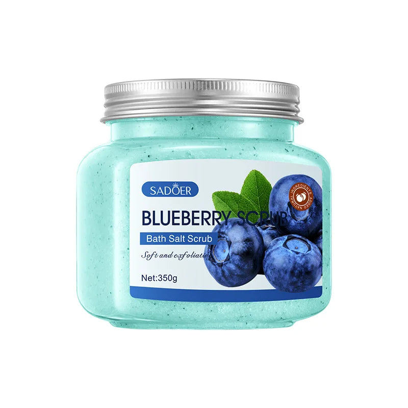 Body Scrub Face Collagen Body Wash SADOER Exfoliating Fruit Bath Salt Scrub Moisturizing Gentle Smooth Skin Refresh Cleaning Hot Halalzen