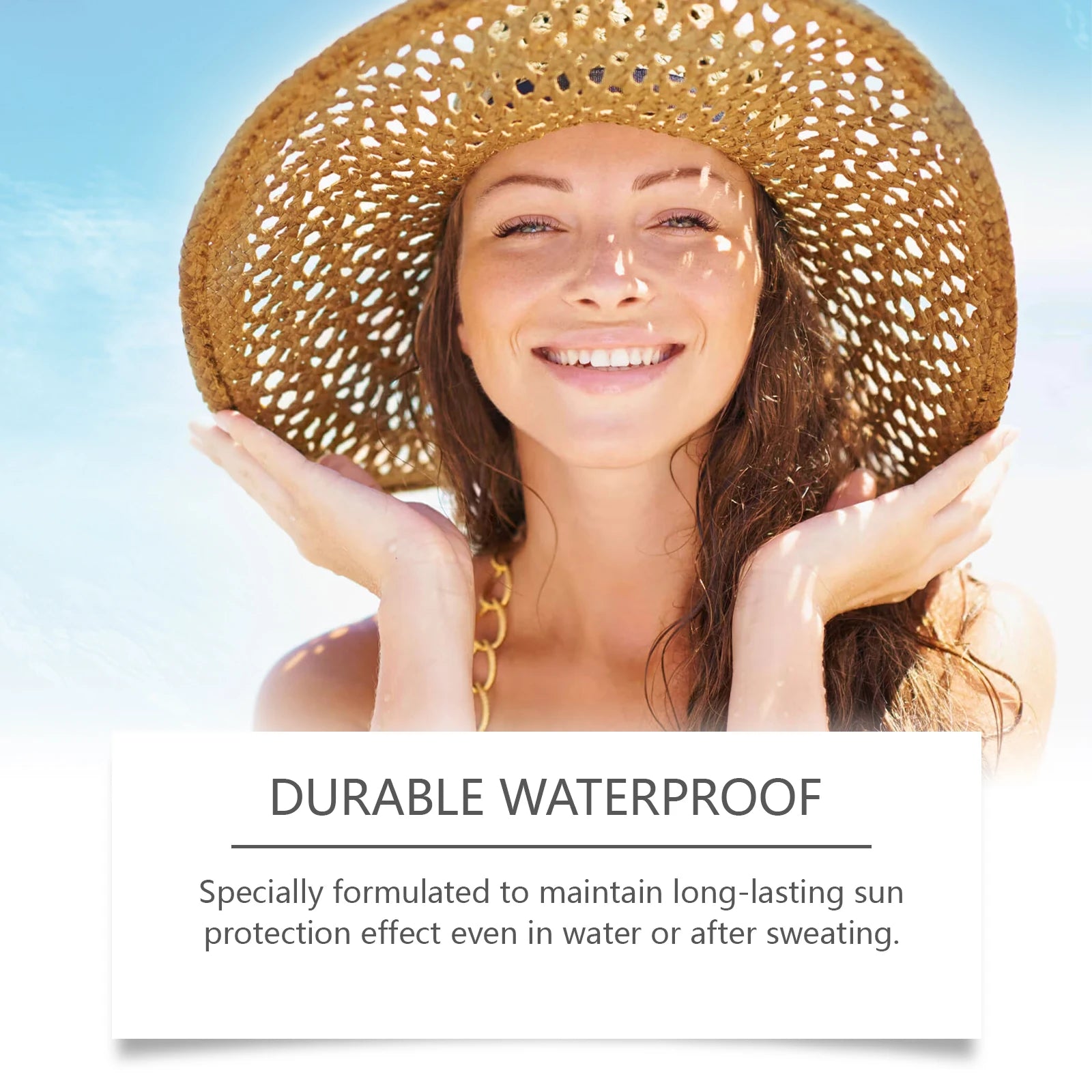 Spf 50+ Sunscreen Stick Hydrating Oil Free Anti Sun UV Protection Natural Sunblock Isolation Cream Mild Face Body Moisturizer Halalzen