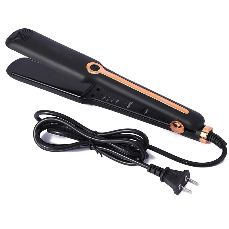 Professional ladies hair straightener portable small electric splint straight styling tool hair straightener and curler 2 in 1 Halalzen