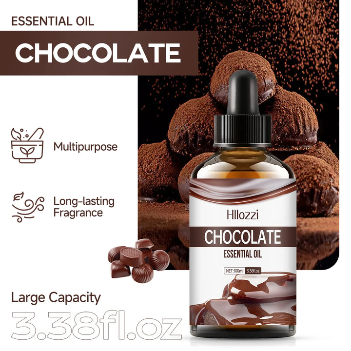 CHOCOLATE ESSENTIAL OIL a high-quality moisturizing nourishing massage oil with a refreshing scent, suitable for all skin types