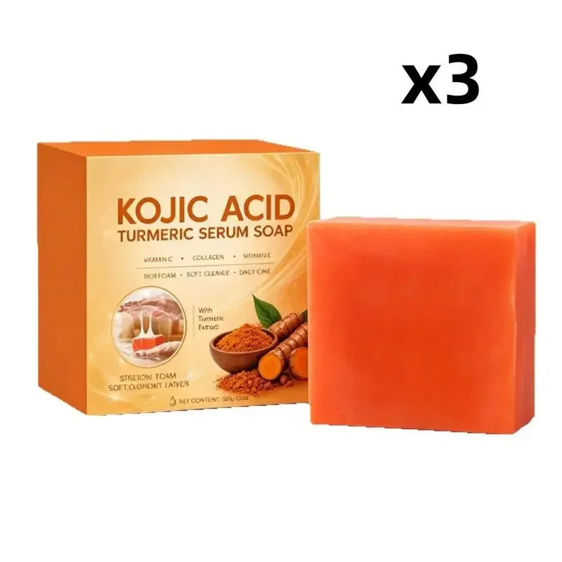 100g Curcuma Curcumin Acid Brushing Soap Moisturizes Controls Oil Improves Dull Dry Skin Gentle  Non Irritating  Essential Soap
