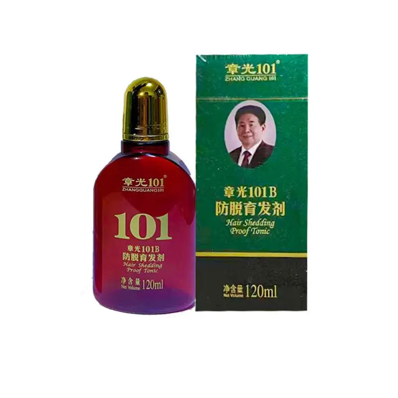 120ML ZHANGGUANG 101B HAIR TONIC (101M) Powerful Anti-Hair Loss Chinese Medicine Therapy Hair Treatment Essence 100% Original