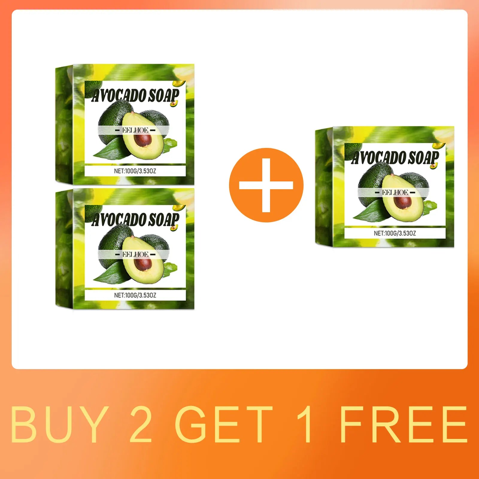 Avocado Soap Oil Control Remove Dirt Clean Skin Lightening Products Deep Moisturizing Body Wash Handmade Natural Soap Bars 100g Halalzen
