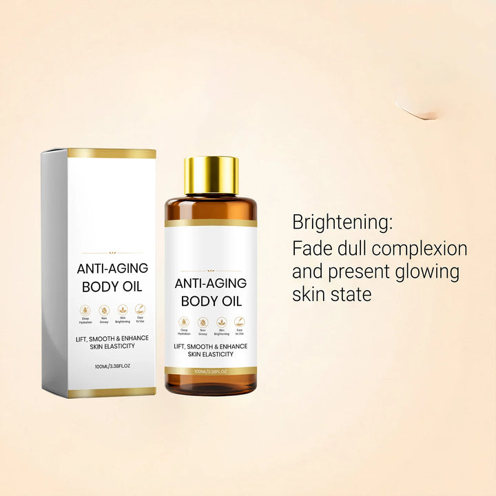 AMZ Body Essential Oil - Lightweight Moisturizing Hydrating Softening Non-Greasy Daily Skin Care Oil for Smooth Healthy Skin