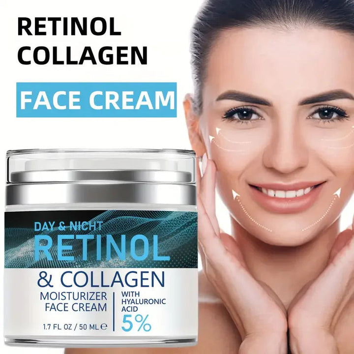 ENVISHA Face Skin Care Retinol Collagen Cream Anti-aging Wrinkle Deep Hydration Moisturizing Skin Health Whitening Exfoliation Halalzen