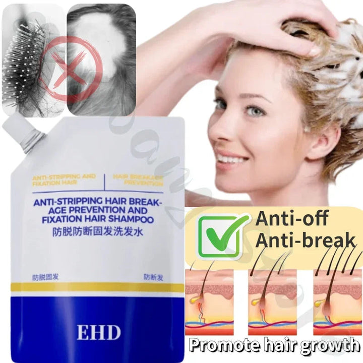 EHD natural organic hair shampoo nourishes, smoothes, fluffs, relieves itching, repairs hair roots and soothes hair follicles Halalzen