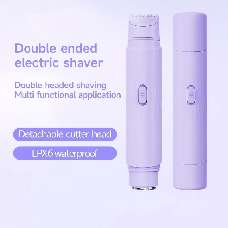 Electric Shaver for Women, Waterproof Shaving Device for Leg Underarm Bikini Pubic Area Whole,Wet&Dry Use Body Skin Care