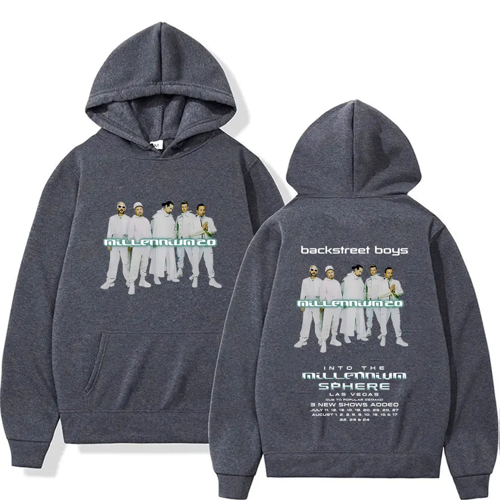 Backstreet Boys Into The Millennium Tour 2025 Hoodie Men Women Casual Fleece Cotton Hoodies Unisex Fashion Oversized Sweatshirt