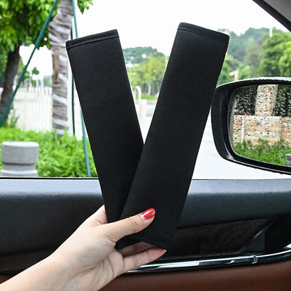 2PCS Universal Car Safety Belt Cover Adjustable Seat Belt Cover Shoulder Strap Cover Car Shoulder Protector Pad Auto Accessories