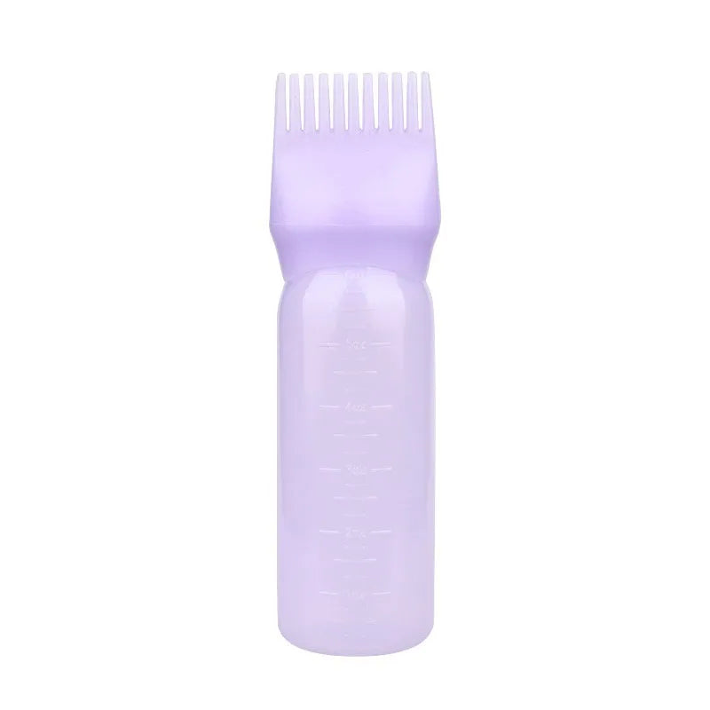 Head Scalp Massage Comb Silicone Shampoo Brush Hair Dye Tint Oil Applicator Bottle with Brush Salon Hair Styling Tools SZI20