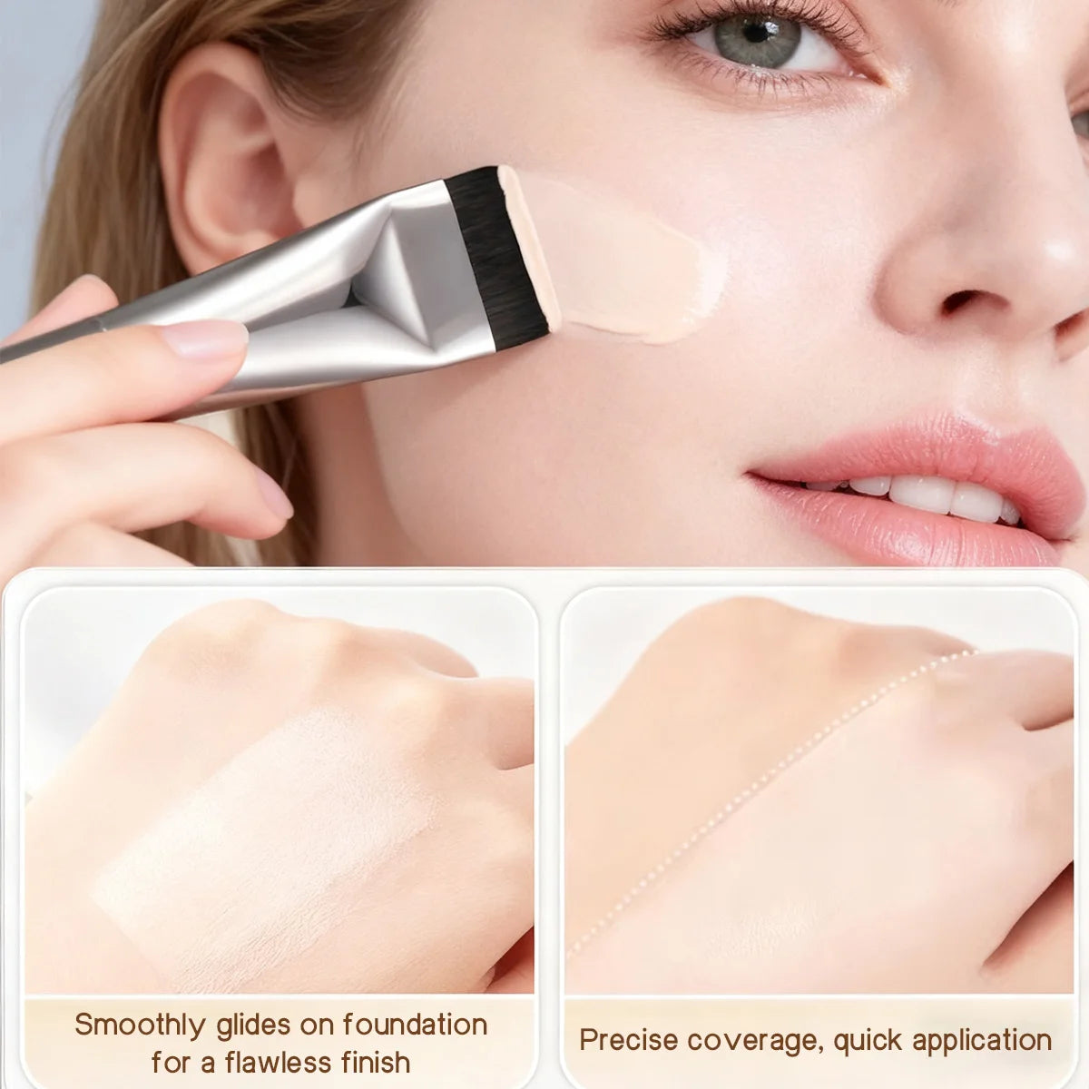 Stainless Steel Makeup Spatula and Mixing Stick Set Foundation Brush Eyeshadow Cream Pigment Mixing Tools a Dedicated Makeup Set