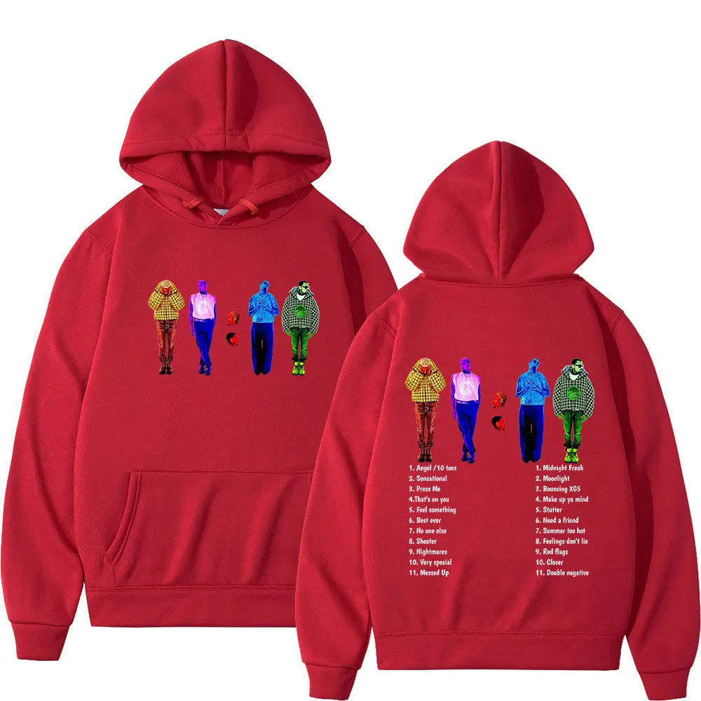 Rapper Chris Brown 11:11 Album Hoodies Men Women Fashion Hip Hop Hooded Sweatshirts Fans Gift Casual Comfort Oversized Pullovers