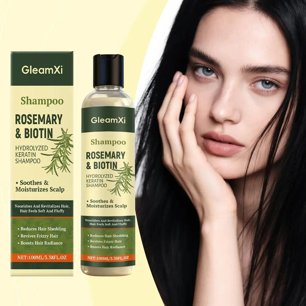 1/2PCS Rosemary Hair Regrowth Shampoo Thickening & Strengthening Shampoo with Hydrolyzed Keratin for Thinning Hair & Hair Loss