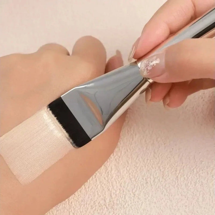 Ultra Thin Foundation Brush Lightweight and Thin Face Contour Brush Flat Contour Brush Blending Foundation Cream Makeup Brushes Halalzen