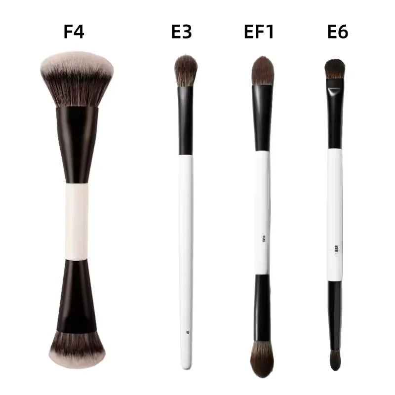 F4 All Mario Dual-Ended Foundation Face Brush Double-ended Powder Blush Contour And Soft Fiber Eyeshadow Concealer Makeup Brushe