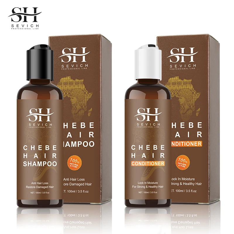 CHEBE Hair Growth Shampoo Conditioner Set Anti Hair Loss Treatment for Men Women Fast Thicken Regrowth Oil Beauty Health SEVICH Halalzen