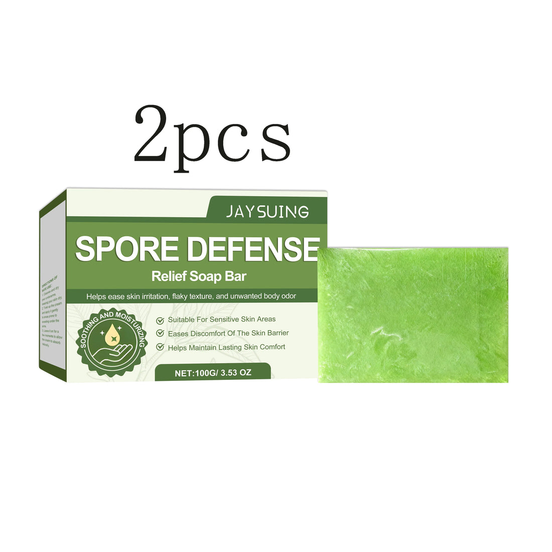 Gentle Moisturizing Body Soap - Mild Cleansing Bar for Long-Lasting Daily Hydration, Soothing Non-Tightening Skin Care Halalzen
