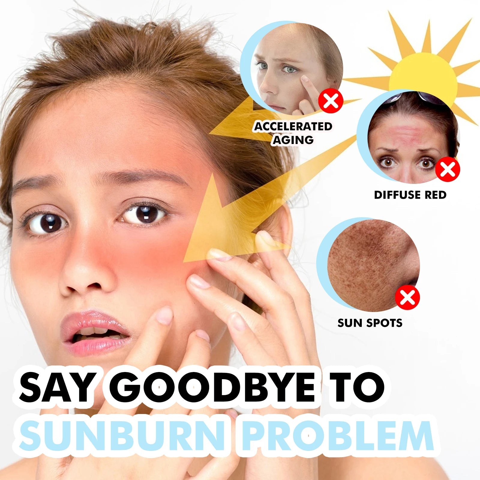 Hoygi Hyaluronic Acid Sunscreen Stick Broad Spectrum SPF 50+ Hydrating Non-Greasy Fast Absorbing for Face and Body On-The-Go Halalzen