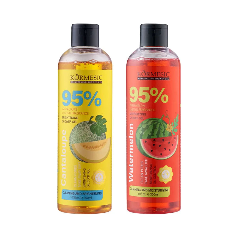 300ml Organic Fruit Infusion Shower Gel Body Lotion Skin Beautifying Wash Bath Brightening Delicate Smooth Care Cream Halalzen