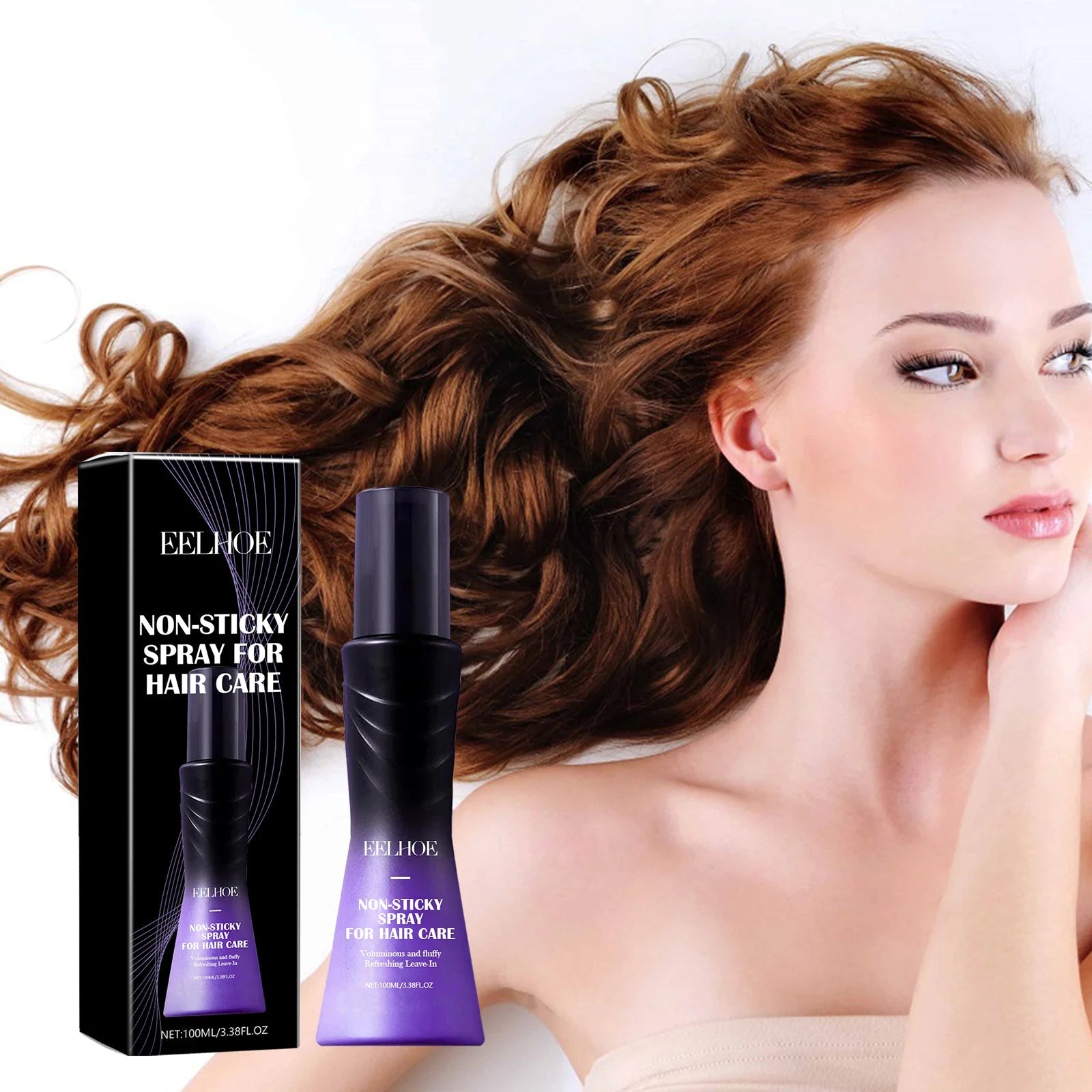 Refreshing Hair Care Spray Deeply Moisturizing Hair Fluffy Hair Enhancing Hair Elasticity and Texture Non-sticky Hair Care Spray Halalzen