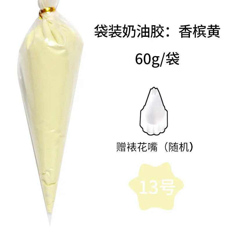 60g Imitation Cream Glue Charms Handmade Whipped Phone Case Decoden Shaker Jewelry Tools Tools Professional