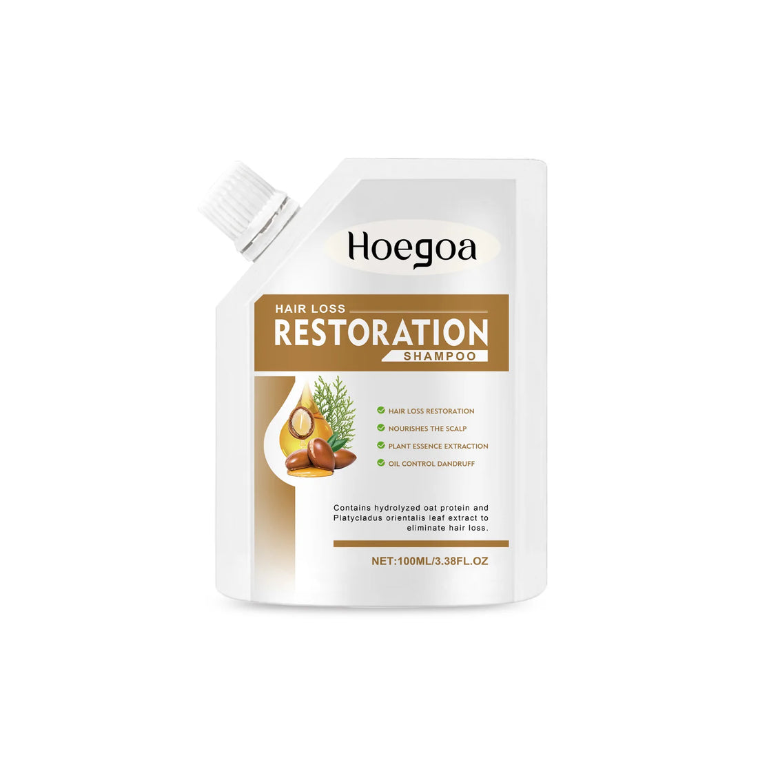 Anti Hair Loss Shampoo Deep Cleansing Scalp Strengthen Roots Improve Dryness Oil Control Fluffy Refreshing Hair Growth Shampoo