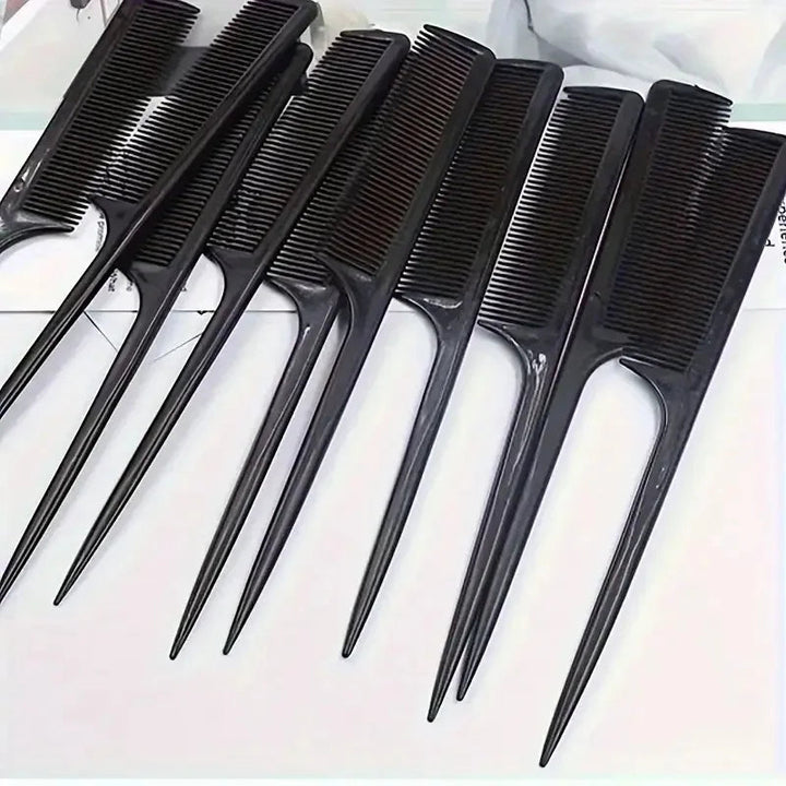 5/10/20pcs Rat Tail Comb Set, Heat Resistant Anti-Static Hair Styling Combs for Salon, Professional Hairdressing Tools Halalzen