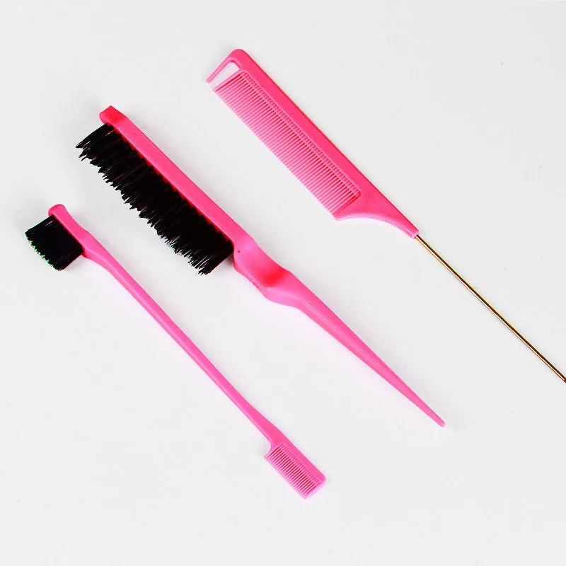 New Rat Tail Comb Salon Hairdressing Hair Styling Portable Comb Hair Brush Barber Accessories SZI11