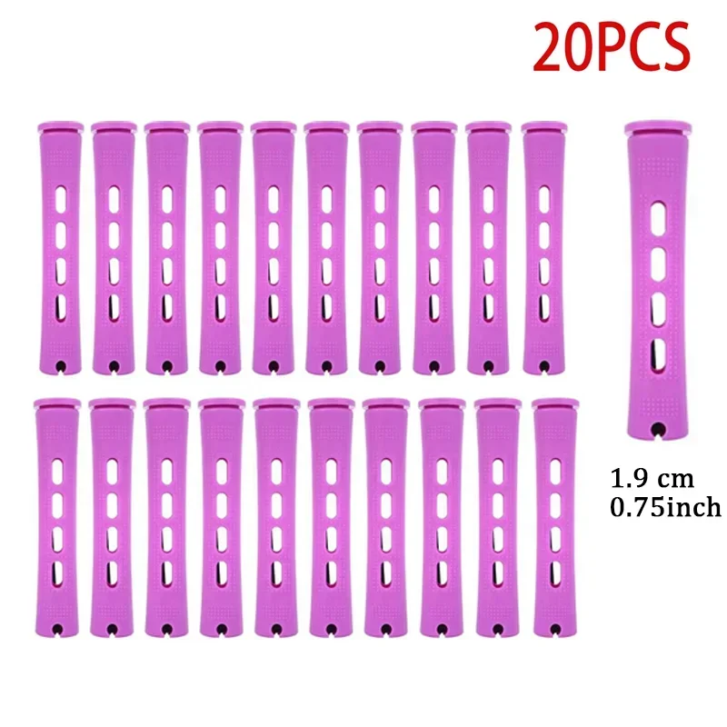 20-Piece Plastic Curling Iron Set – Hair Styling Tools for Salon or Home Use Halalzen