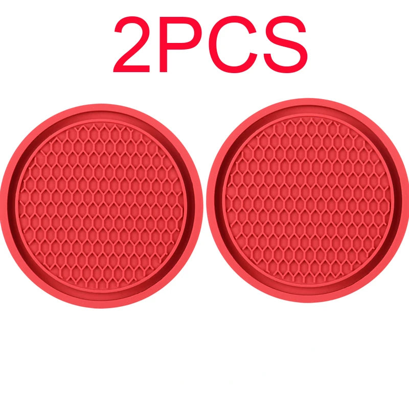 Car Non-slip Water Cup Pad Rhinestone Decoration Auto Interior For Useful Things For Cars Car Duck Ornaments Interior