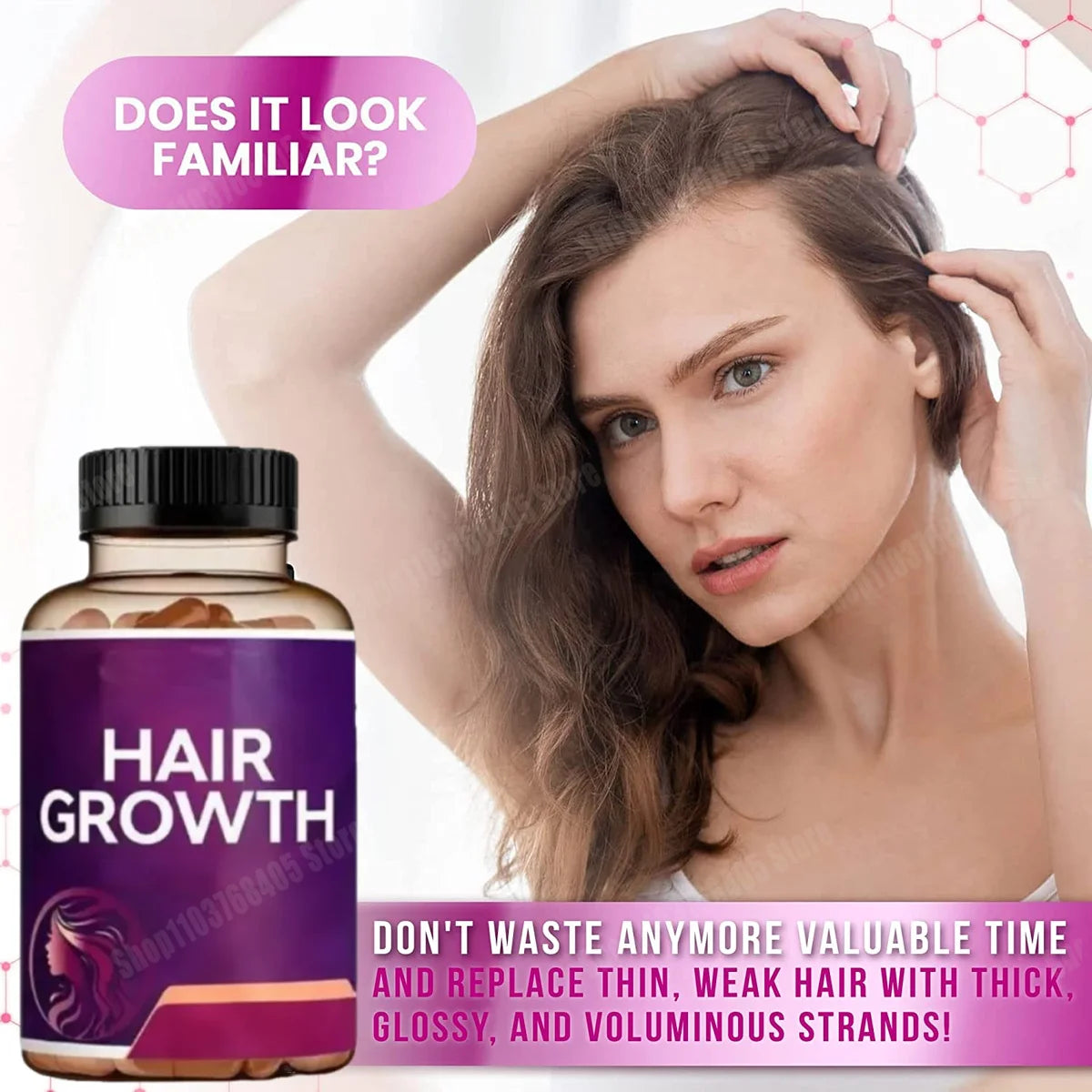 Unbelievable, replace sparse hair with thick hair Halalzen