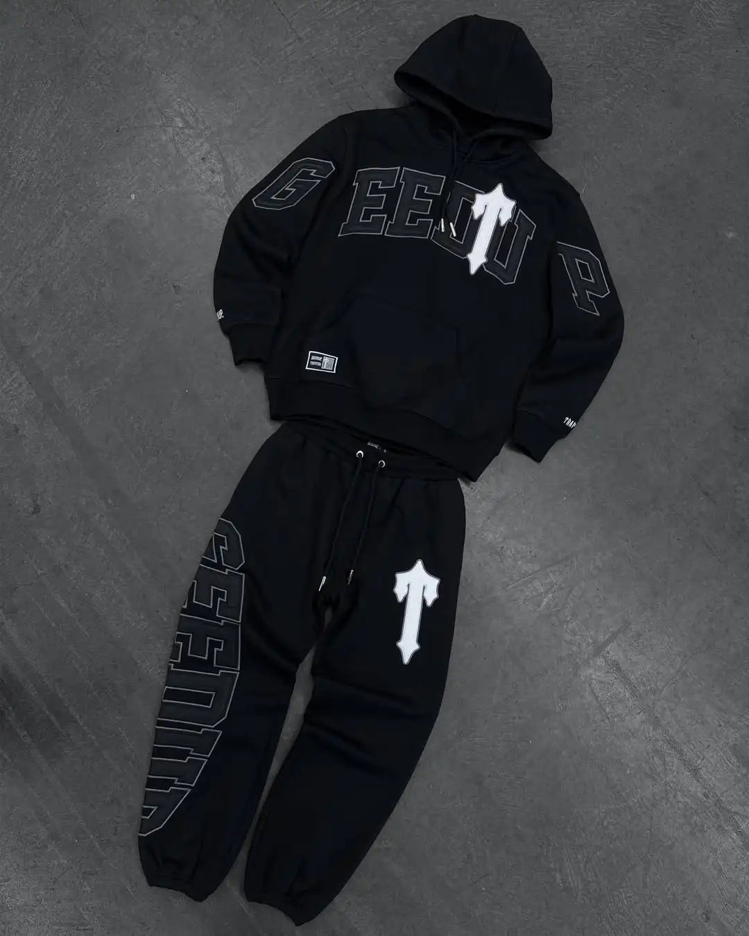 Korean Fashion New Letter Printed Hoodies Y2K Women's Casual Joker Hoodies Tie-dye Printed Couples Personalized Street Clothes