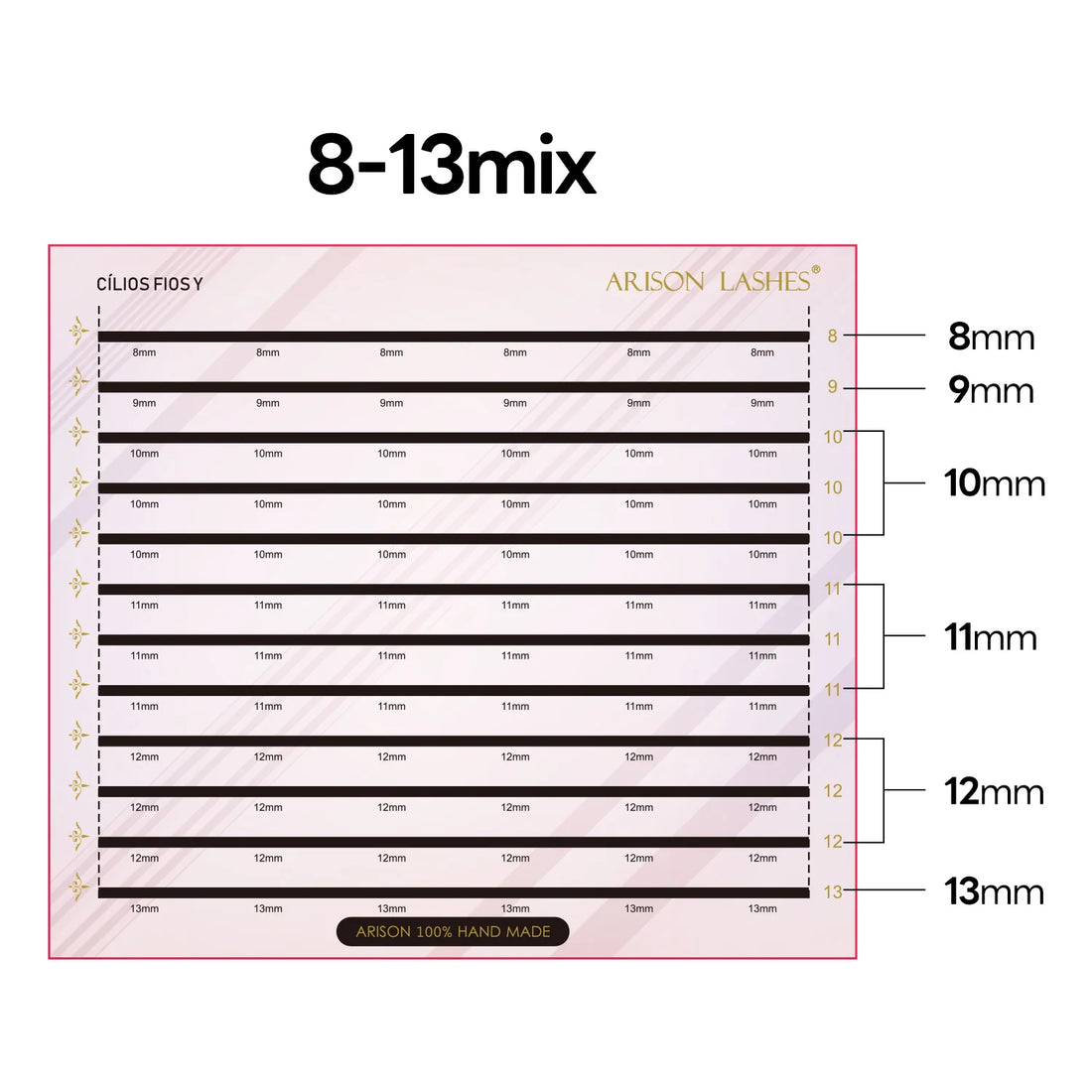 ARISON Large Capacity 2 in 1 YY/3D/4D/5D W Lashes Premade Volume Fans Eyelashes Extension YY W-shape Eye Lashes Magnetic Carton