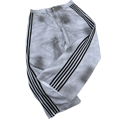 Y2K Baggy Jeans high quality Embroidered Striped Harajuku Sweatpants men women Hip Hop streetwear Casual wide leg Denim Pants