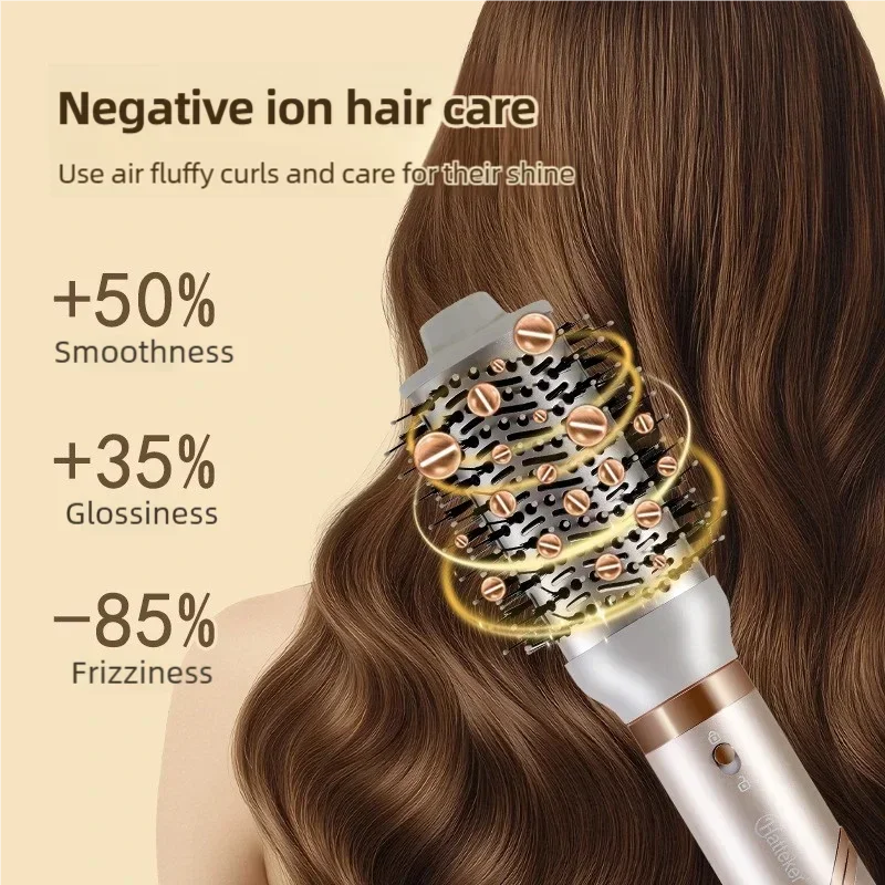 5 in 1 Multi-Function Hair Dryer Curling Iron Portable Foldable Hair Dryer Negative Ion Hair Care Curling Iron Styling Set