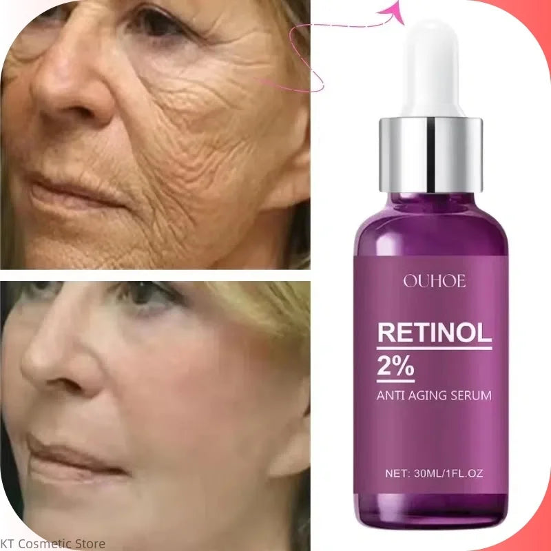 Facial Retinol Serum Whitening Moisturising Fade Fine Lines Anti Wrinkle Anti Ageing Rejuvenate Your Face Korean Cosmetics 30ml Halalzen